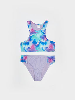 Batik Desenli K?z ?ocuk Bikini