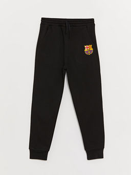 Beli Lastikli Barcelona Bask?l? Erkek ?ocuk Jogger E?ofman Alt?