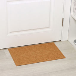 Коврик придверный Доляна Welcome, вензеля, влаговпитывающий, без окантовки, 38×59 см, МИКС