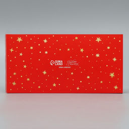 Цена за 5 шт. Коробка для кондитерских изделий с пластиковой крышкой «С Новым годом!», 10.5×21×3 см