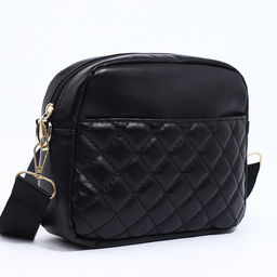 Сумка кросс-боди на молнии, цвет чёрный - Simaland фото 4