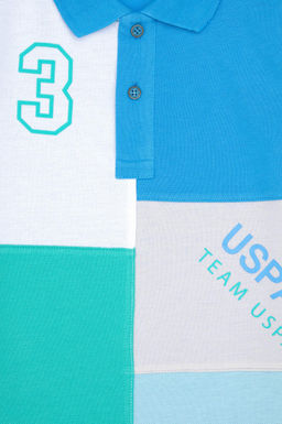 Erkek _ocuk Turkuaz Polo Yaka Ti__rt Sepette S_rpriz _ndirim - U.s. polo assn фото 3
