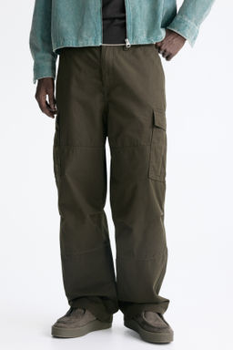 Pantal?n cargo de algod?n Relaxed Fit - H&m фото 8