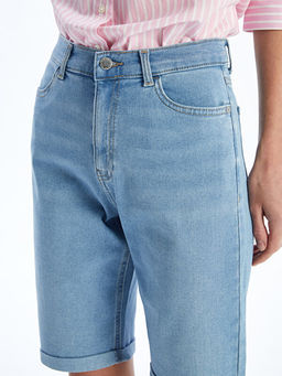 Bermuda Fit Kad?n Jean ?ort