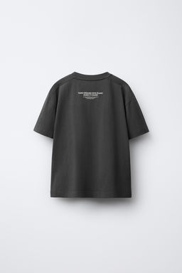 JOGGING T-SHIRT WITH LABEL - Zara фото 2