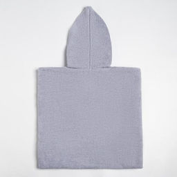 Полотенце-пончо Крошка Я Гномик, цвет серый, размер 24-32, 100 % хлопок, 320 г/м2  фото 2