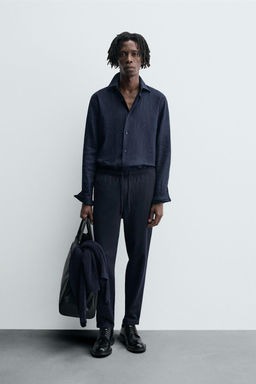 EASY CARE JOGGER WAIST TROUSERS - Zara фото 42