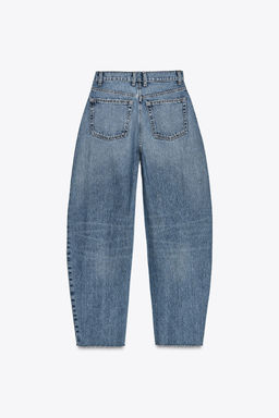 HIGH-WAIST TRF BARREL JEANS - Zara фото 9