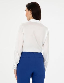 Ekru Comfort Fit Uzun Kollu G_mlek - Pierre cardin фото 5