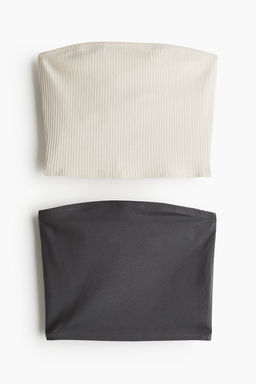 Pack de 2 tops de tubo cortos - H&m фото 4