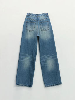 Джинсы wide leg с высокой посадкой / Zarina фото 9