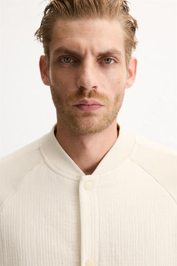 CONTRAST BOMBER JACKET - Zara фото 6