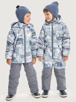 Костюм 7м1526 деним/серый