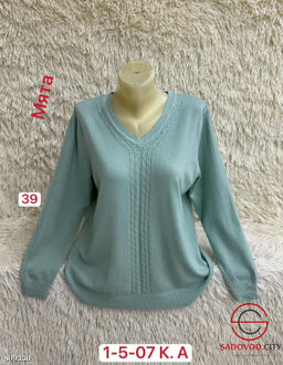 Свитер женский с v-вырезом - Bruno фото 8