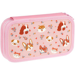 Пенал 2 отд. 190*110мм, ArtSpace "Dogs" (ПК2_59975) ламинация, soft-touch