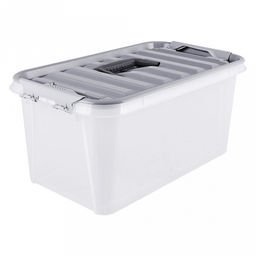 Контейнер для хранения пластмассовый "MobiBox" 10л, 38х22х17см, ручки-клипса (Россия)