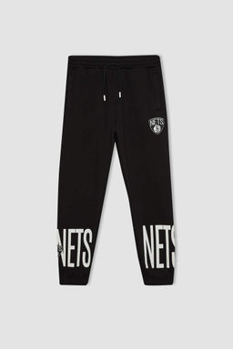 DeFactoFit Спортивные штаны для джоггеров стандартного кроя NBA Brooklyn Nets  фото 9