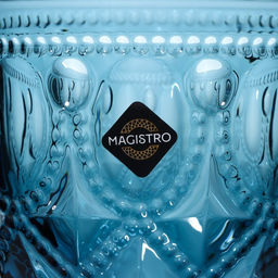 Бокалы для вина Magistro «Варьете», 320 мл, 8.5×16 см, набор 2 шт., стекло, синие