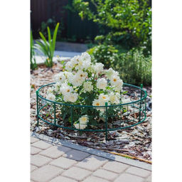 Клумба оцинкованная, 37×70×70 см, зелёная, «Решётка»