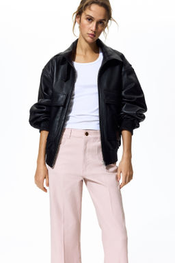 Pantal?n bootcut en lona de algod?n - H&m фото 5