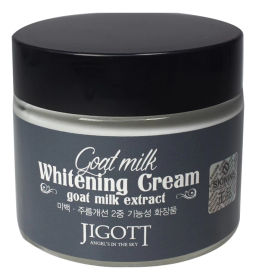 Goat Milk Whitening Cream - Отбеливающий питательный крем для лица с экстрактом козьего молока, 70 ml