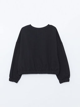 Bisiklet Yaka K?z ?ocuk Sweatshirt - Waikiki фото 3