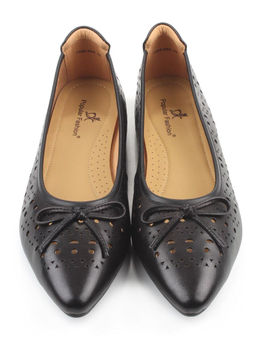 06-7388-66A BLACK Туфли летние женские "Лодочки" (натуральная кожа)