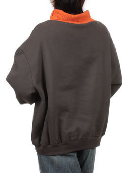 2510 DK. GRAY Толстовка женская (85% хлопок, 10% полиэстер, 5% спандекс) - Fashion фото 6