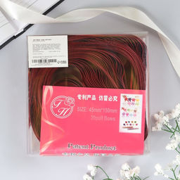 Цена за 20 шт. Подарочный бант - шар №5 голография, красный, для упаковки подарков