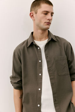 Camisa texturizada Regular Fit - H&m фото 2
