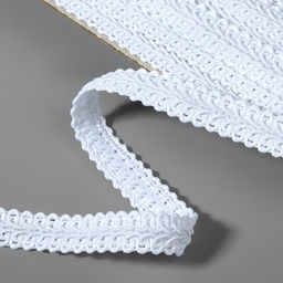 Тесьма декоративная «Шанель», 12 мм, 10±1 м, белая