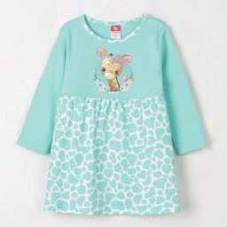 CRB wear/CSNG 62670-40-268 Платье для девочки, бирюзовый/Ex.Cherubino  фото 2