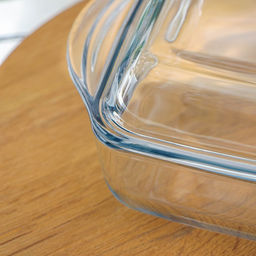 Форма для запекания Paşabahçe Borcam, 2 л, с крышкой, жаропрочное стекло, прозрачная