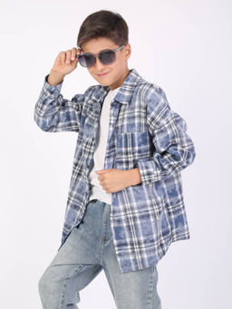 Рубашка 6510 т.синяя клетка 950 Be Friends  фото 8