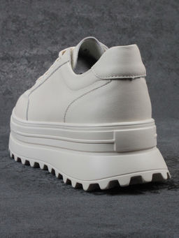 03-YC282-2 BEIGE Кроссовки женские (натуральная кожа) - Фабричный китай фото 11