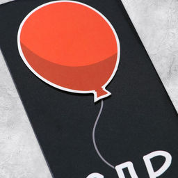 Конверт для денег «С ДР», ручная работа, 16,5 × 8 см