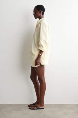 SHORTS DE POPELINA DE ALGOD?N CON AJUSTE DE CORD?N - H&m фото 5