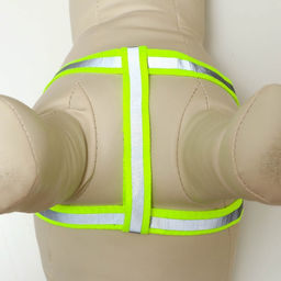 Комплект Плетенка, флуоресцентный, поводок 115 х 1 см, ОГ 32-48 х 1,5 см, зелёный - Пижон фото 6