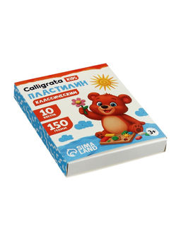 Пластилин «Calligrata kids: классический», 10 цветов, 150 г