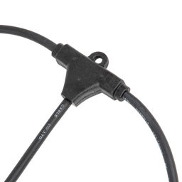 UDL-K230 6/E27/5M IP54 BLACK BELT-LIGHT GREENHOUSE Гирлянда для освещения теплиц, 5м + 3м сетевой шнур. 6 подвесов 1м с патроном E27, шаг 100см. Чёрная. TM Uniel