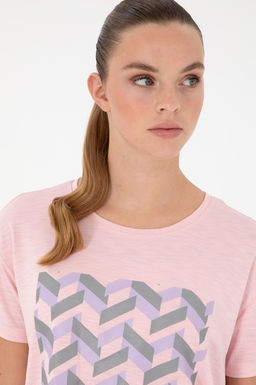 Женская футболка с пудрой Неожиданная скидка в корзине - U.s. polo assn фото 2