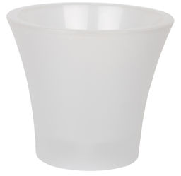 Горшок для цветов п/эт. с вкладкой "Сити" 2л (натуральный) (d 17,5см, h 15см)