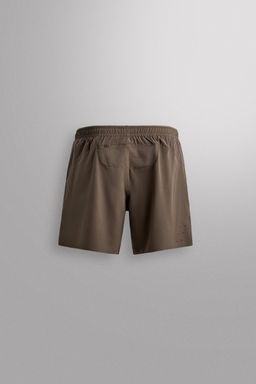 PANTALONES CORTOS B?SICOS ENTRENAMIENTO / Gris topo - Zara фото 8
