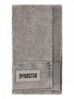 Полотенце для лица 50x90 серый махровая ткань - Denastia фото 2