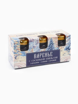 Варенье с сосновыми шишками Счастливого нового года: апельсин, клюква, брусника, 90 г (3 шт.?30 г). - Доброе Здоровье фото 2