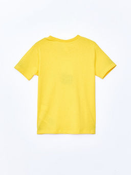 Bisiklet Yaka K?sa Kollu Bask?l? Erkek Bebek Ti??rt - Waikiki фото 3