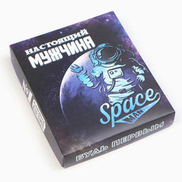 Полотенце махровое Этель. Настоящий мужчина, 35?50 5 см, хлопок 100%, синее