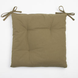 Подушка на стул «Этель» Kitchen, 42×42 см, зелёная