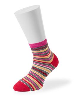 OMSA kids Calzino 21P12 носки дет. в полоску - rosa  фото 3