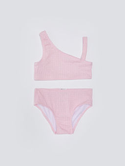 Kendinden Desenli K?z ?ocuk Bikini